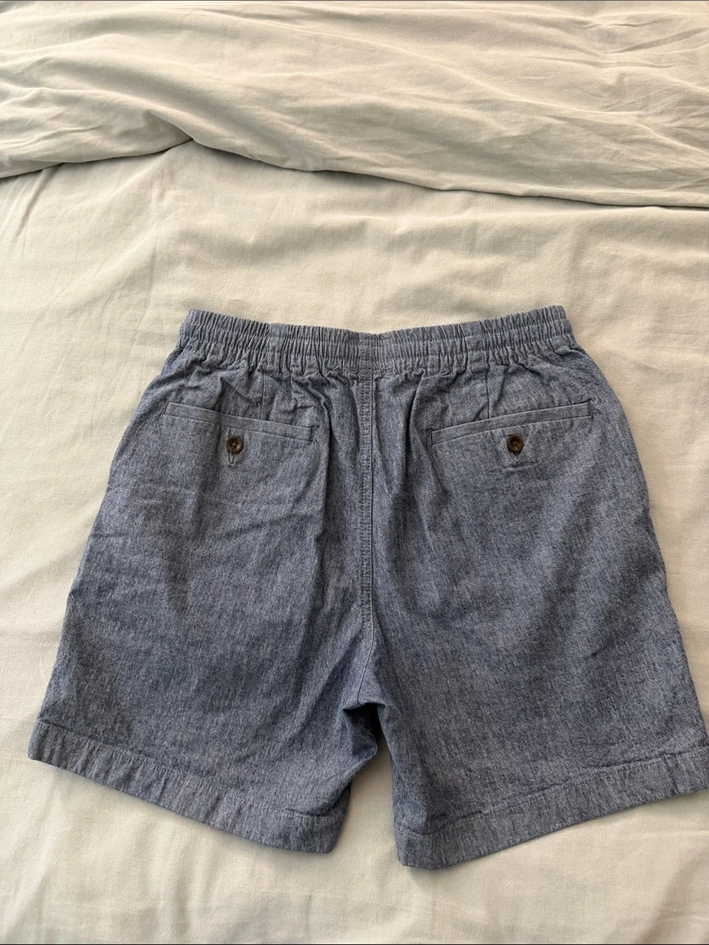 J. Crew Navy and Cream Drawstring Waist Shorts